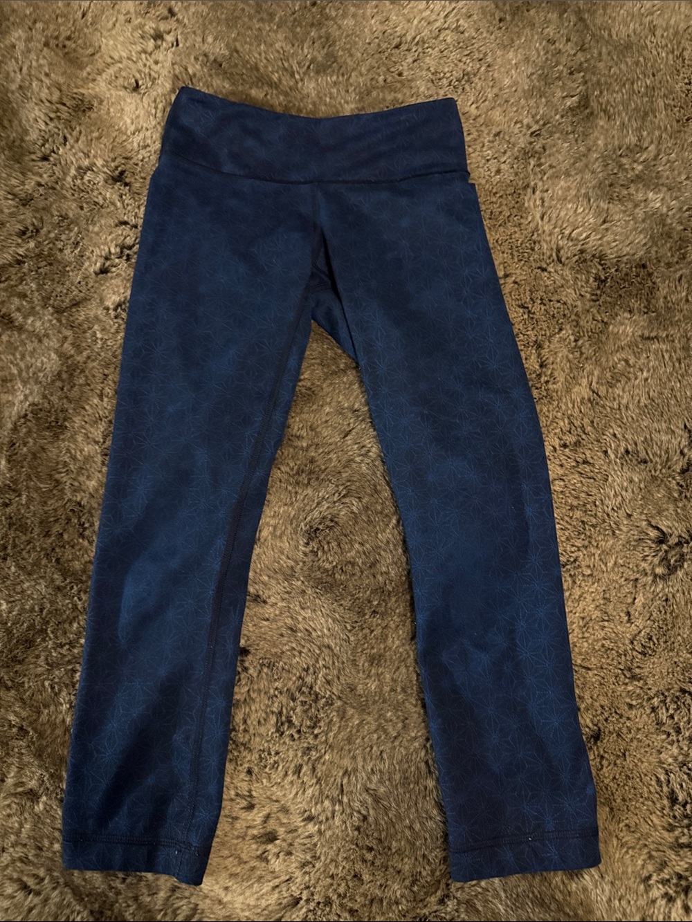 lululemon athletica Dark Navy Geometric Leggings